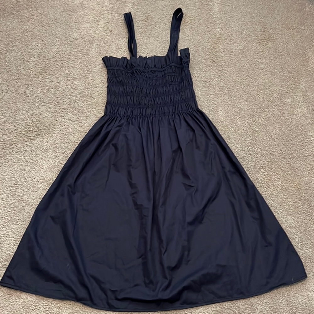 Zara Woman Navy Sundress